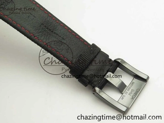 0318 Premium Speedmaster “Dark Side of The Moon” Real Ceramic OMF 1:1 Best Edition on Nylon Strap A 7977